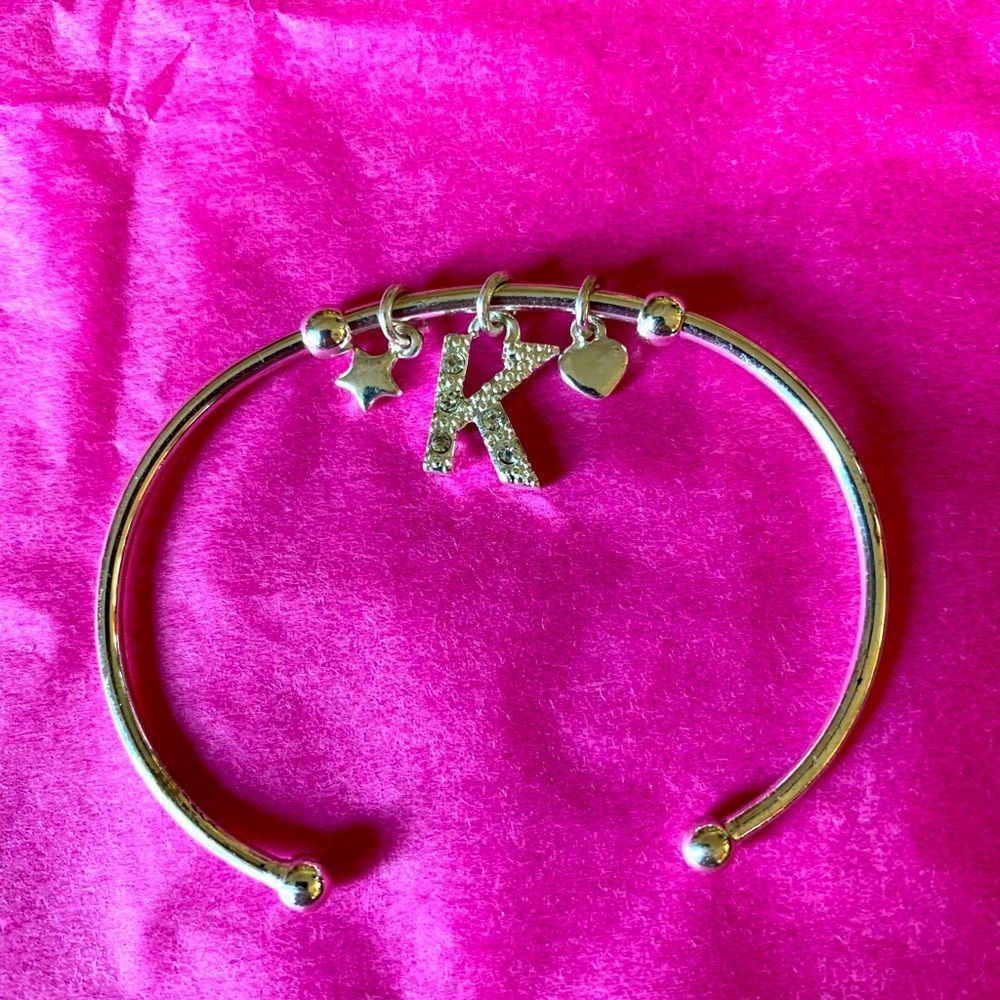3/$10 Letter “K” Charm Bracelet